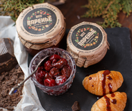 Варенье "Вишня в шоколаде" ручной работы 130 мл 130.0 мл